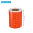 thumbnail image 2 of Unique Bargains Reflective Tape, 4' x 33 Ft Waterproof High Visibility Warning Safety Tape, Orange, 2 of 6
