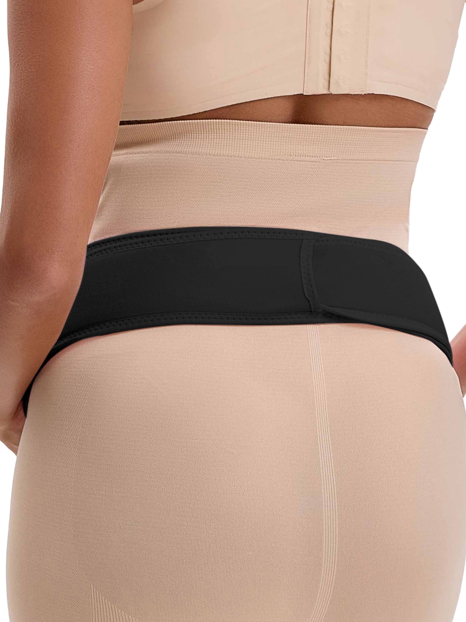 Unique Bargains Maternity Belly Bands Soft and Breathable Pregnancy Support Band L Black
