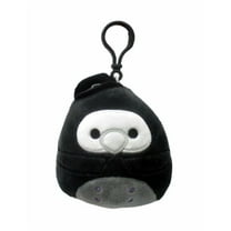 Squishmallow Official Kellytoy Halloween Squishy Soft Plush Toy Animals (Aldron Plague Doctor, 3.5 Inch Clip)