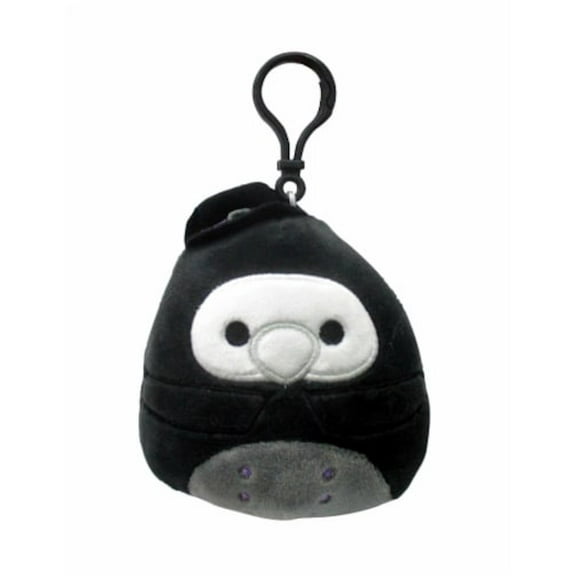 Squishmallow Official Kellytoy Halloween Squishy Soft Plush Toy Animals (Aldron Plague Doctor, 3.5 Inch Clip)