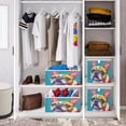 thumbnail image 6 of Cabinet Storage Basket 11.02x11.02x11.02 Inches Storage Box Foldable, Storable and Easy to Assemble ，Open Home Storage Bins ，Closet Storage Bins Rainbow Cute Puppy, 6 of 8