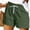*Army Green, variant on ClodeEU Women's Cotton Linen Drawstring Shorts, Casual High Waist Summer Beach Shorts with Pockets Army Green,Women's Plus L