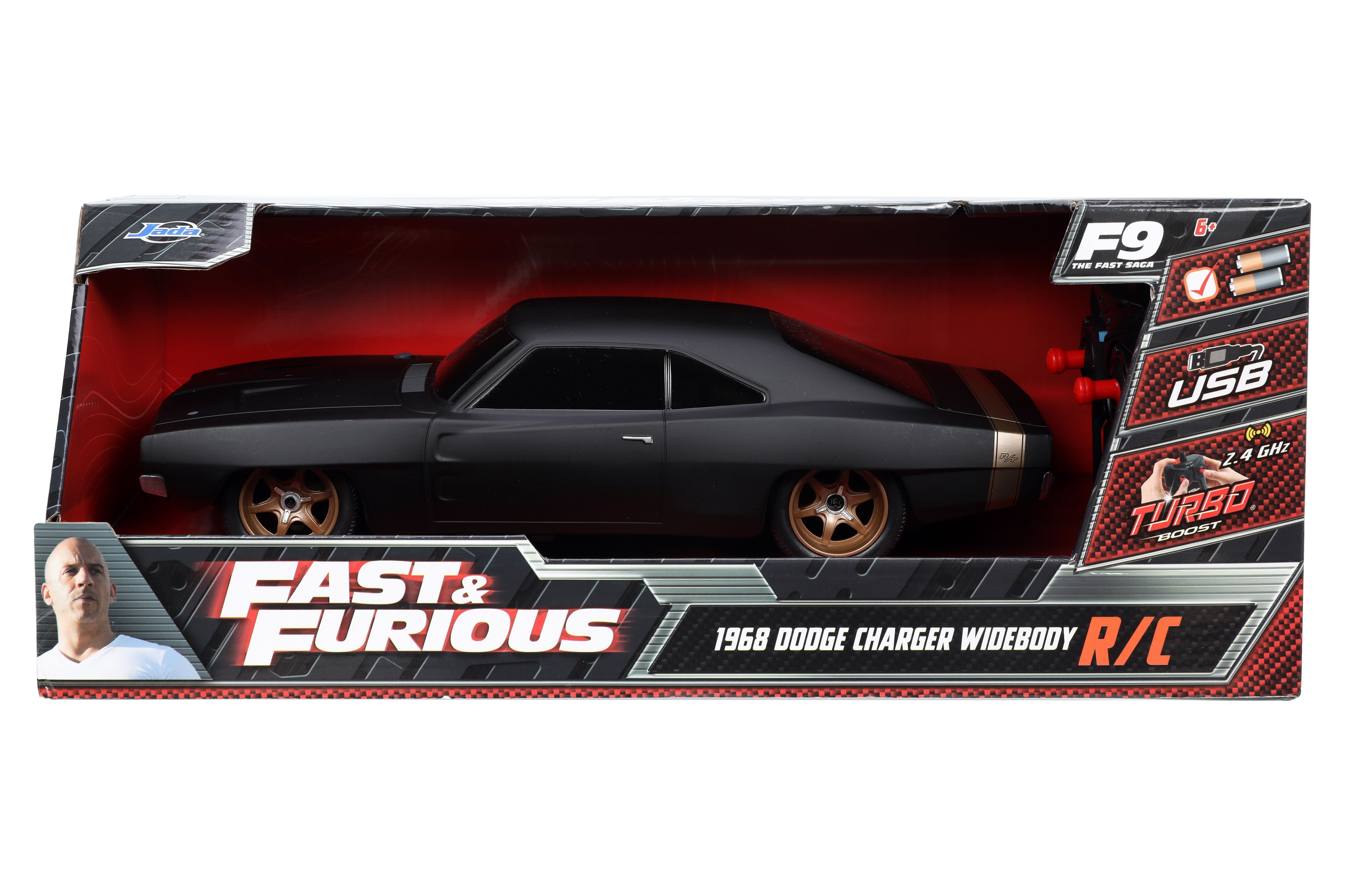Fast Furious 1 16 Dom s 1968 Dodge Charger Widebody RC Radio