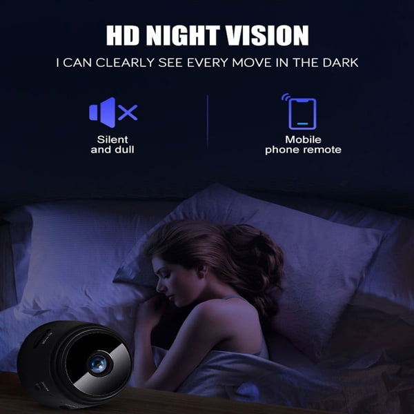 Mini 1080P Wireless Night Vision Security Camera with 150° Wide-Angle –  Lexuma