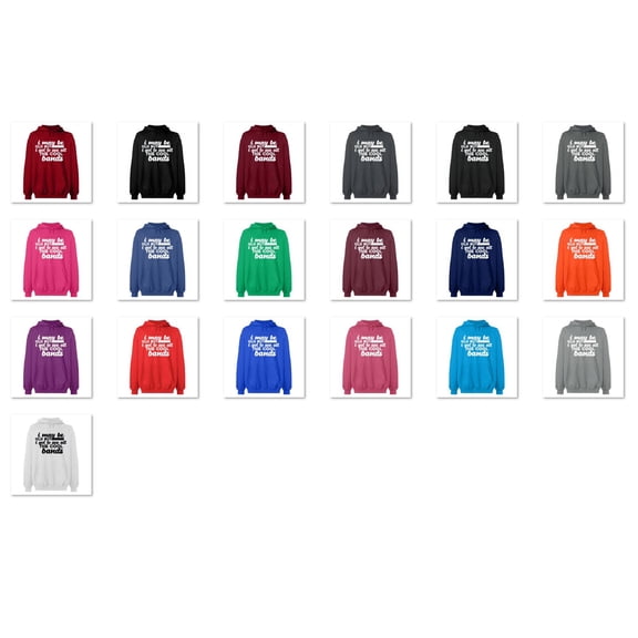 OXI Hoodie Sweatshirt - The Cool Bands, Basic Casual Hoodie for Men's and Women Fleece Hoodie Long Sleeve - Antiquee Cherry Small