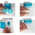 thumbnail image 3 of The Mujen Contact Lens Case Kit, Cute Color Book Fox Contact Lens case with Remover Tool, Portable Contact Lens Travel Storage kit with Mirror, Container, tweezer, Holder (Sky Blue), 3 of 6