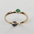 thumbnail image 4 of Natural Emerald Ring, 14K Solid Yellow Gold Emerald Ring, May Birthstone Ring, Dainty Ring, Christmas Present, Emerald Jewelry, 4 of 10