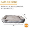 thumbnail image 2 of K&H Pet Products Self-Warming Lounge Sleeper Large Gray 32" x 40" x 10", 2 of 7