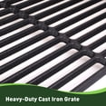thumbnail image 7 of Premium Custom Fit  2 Heavy-duty Cast Iron Grill + 3 Flame Tamer for Brand-man Hoss Series Grills, 7 of 7