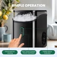 thumbnail image 4 of Philergo Nugget Ice Maker Countertop, Pebble Ice Maker with Soft Chewable Ice, 35 lbs/24 Hrs for Home, Kitchen, RV, Camping, Black, 4 of 7