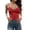 a-Red6117, variant on FINALGANG Womens Camisole Solid Color Sleeveless Cami Top Lace Trim V Neck Slim Fit Casual Basic Tank For Daily Going Out Wear Trendy Top