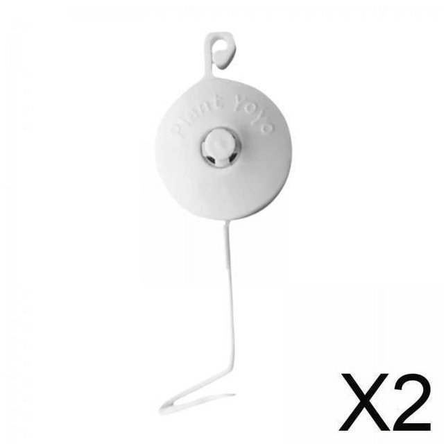Colgador de plantas retráctil,Soporte para plantas retráctil ajustable,Rodillo retráctil de soporte para plantas Grow Hanger,Rodillo de carrete para colgar plantas,colgador