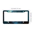 thumbnail image 2 of WIRESTER Set 2pcs 6" x 12" Auto Drive License Plate Frame Cover - Blue Sky Galaxy Nebula, 2 of 6