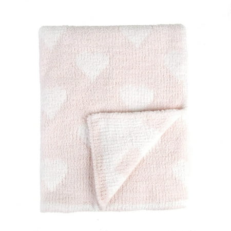 UPC: 0812091030121 | Tadpoles Ultra Soft Reversible Chenille Baby Blanket Hearts Pink Hearts Pink