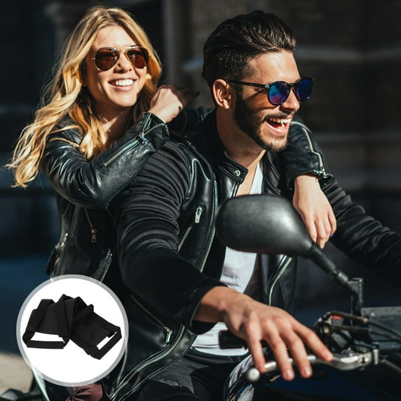 Worgeous Motorbike Waist Protective Belt Adjustable Protective Strap for Adult (Black)