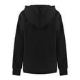 thumbnail image 5 of Timegard Sweatshirts for Women V Neck Button Hoodies Pullover Casual Loose Comfy Tops Fall Winter Fashion, 5 of 9