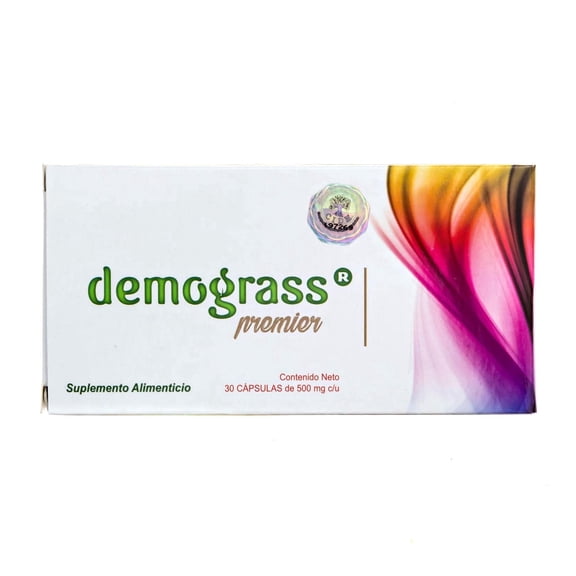 Demograss Premier Dietary Supplement – Herbal Formula Capsules, 500 mg per Capsule, 30 Count