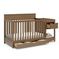 thumbnail image 4 of Graco Shiloh Convertible Baby Crib and Changer, Hazelnut, 4 of 9