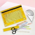thumbnail image 4 of Todaioua 3 Ring Binder Pencil Pouches, Pencil Pouch for 3 Ring Binder, Zippered Clear Window Pencil Case for Binder with Rivet Enforced Hole 3 Ring for Office Classroom College Supplies, 4 of 7