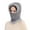 Gray, variant on Balaclava Hat, 3 in 1 Zipper Adjustable Face Mask Beanie, Winter Neck Gaiter for Skiing, Snowboarding, Hiking, Outdoor Activities and Cold Weather-Coffee