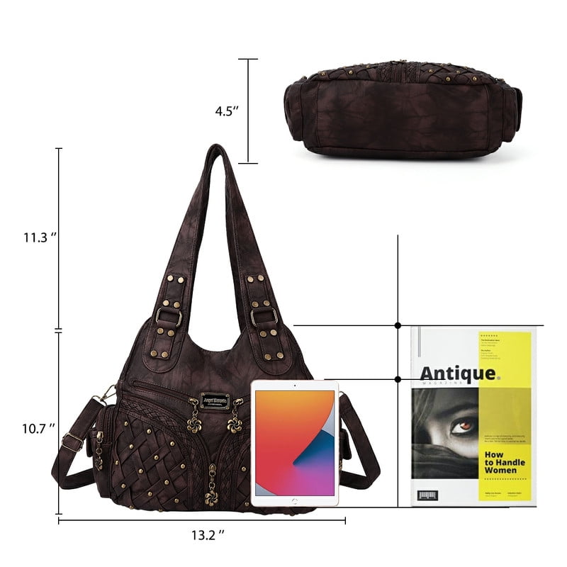 Angel Barcelo Purses for Women handbag Shoulder Bag Multi pocket wallet crossbody bag