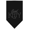 thumbnail image 2 of Pet and Dog Bandana Rhinestone, "Bad Kitty", 2 of 10