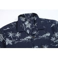 thumbnail image 2 of Men's Aloha Shirt M Surfers & Palms In Black, 2 of 4