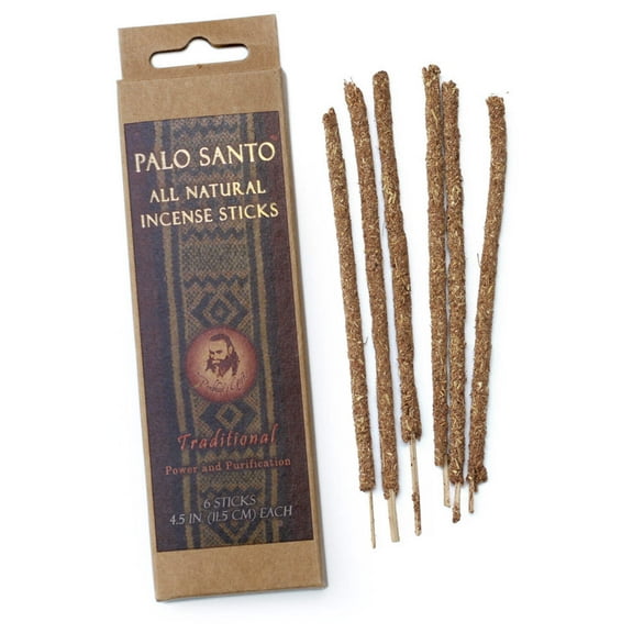 Palo Santo Traditional Incense Sticks - Power  Purification - 6 Incense Sticks