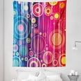 thumbnail image 1 of Art Tapestry, Grunge Inspired Abstract Vivid Circles Forming Expression Psychedelic Art, Fabric Wall Hanging Decor for Bedroom Living Room Dorm, 5 Sizes, Royal Blue Red, by Ambesonne, 1 of 1