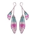 thumbnail image 1 of CNKOO Fairy Cicada Butterfly Wings Earrings Fantasy Tassel Jewelry Gradient Colorful Rhinestone Sequins Long Drop Earrings, 1 of 3