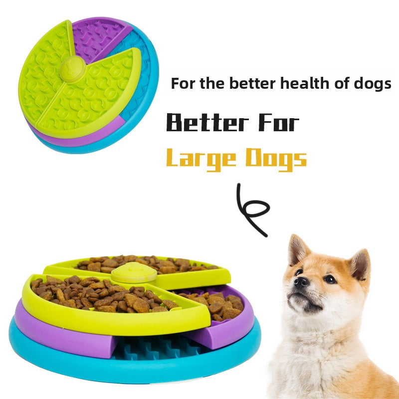 TL New Dog Puzzle Three-Layer Slow Feeding Rotating Intelligence-Developing Slow Feeding Bowl