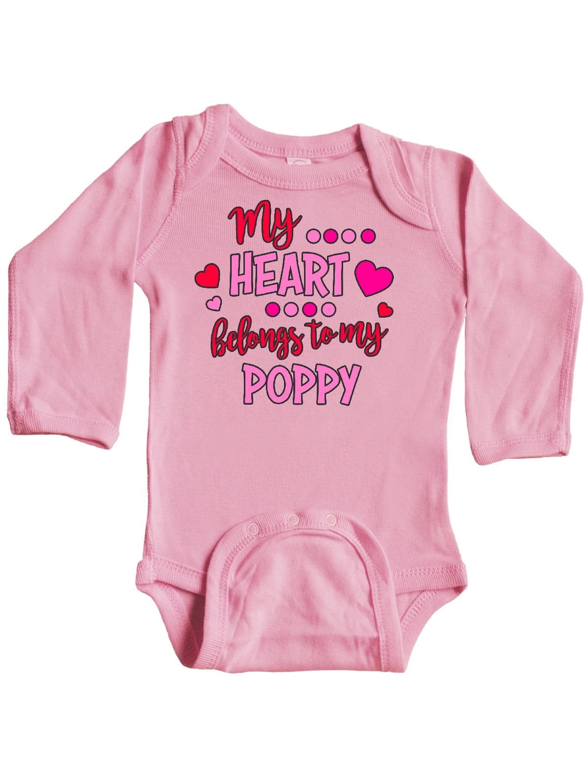 inktastic Center of My Poppys Universe Long Sleeve Creeper