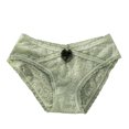 thumbnail image 1 of B91xZ String sous-Vêtements pour Femmes Confort Couleur Unie Culottes, Vert Taille Unique, 1 of 3