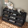 thumbnail image 6 of Furnihold Large 9-drawers Dresser For Bedroom, Modern 63"W Double Dresser for Closet, Black, 6 of 6