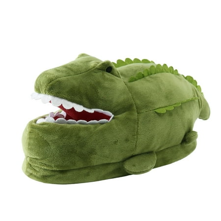 

dmqupv Moccasins Slippers for Women Cartoon Animal Design Novelty Slippers For Women And Men Womens Slipper Slides Green One Size