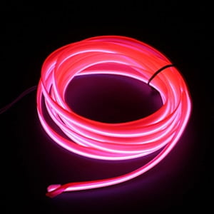 Luz Interior del coche, tubo de luz ambiental, tira de LED, lámpara de neón Flexible, tira de luces brillantes para la decoración del coche, parte interior Tan Jianjun unisex