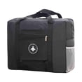 thumbnail image 4 of Tuvgenk Waterproof Foldable Travel Bag Portable Lightweight Carry On Bag with Luggage Trolley Sleeve for Airplane Travel Sports Weekend Trip, 4 of 5