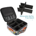 thumbnail image 4 of FORMRS Travel Makeup Bag Large Capacity Train Case Cosmetic Organizer with Adjustable Dividers, Goldfish Bowl, 4 of 8