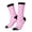 3 Black, variant on Pink bows Print Adult Socks for Men & Women,Calf Socks, Ankle Socks,Boots Socks,Breathable Casual Sock,Unisex Crew Socks
