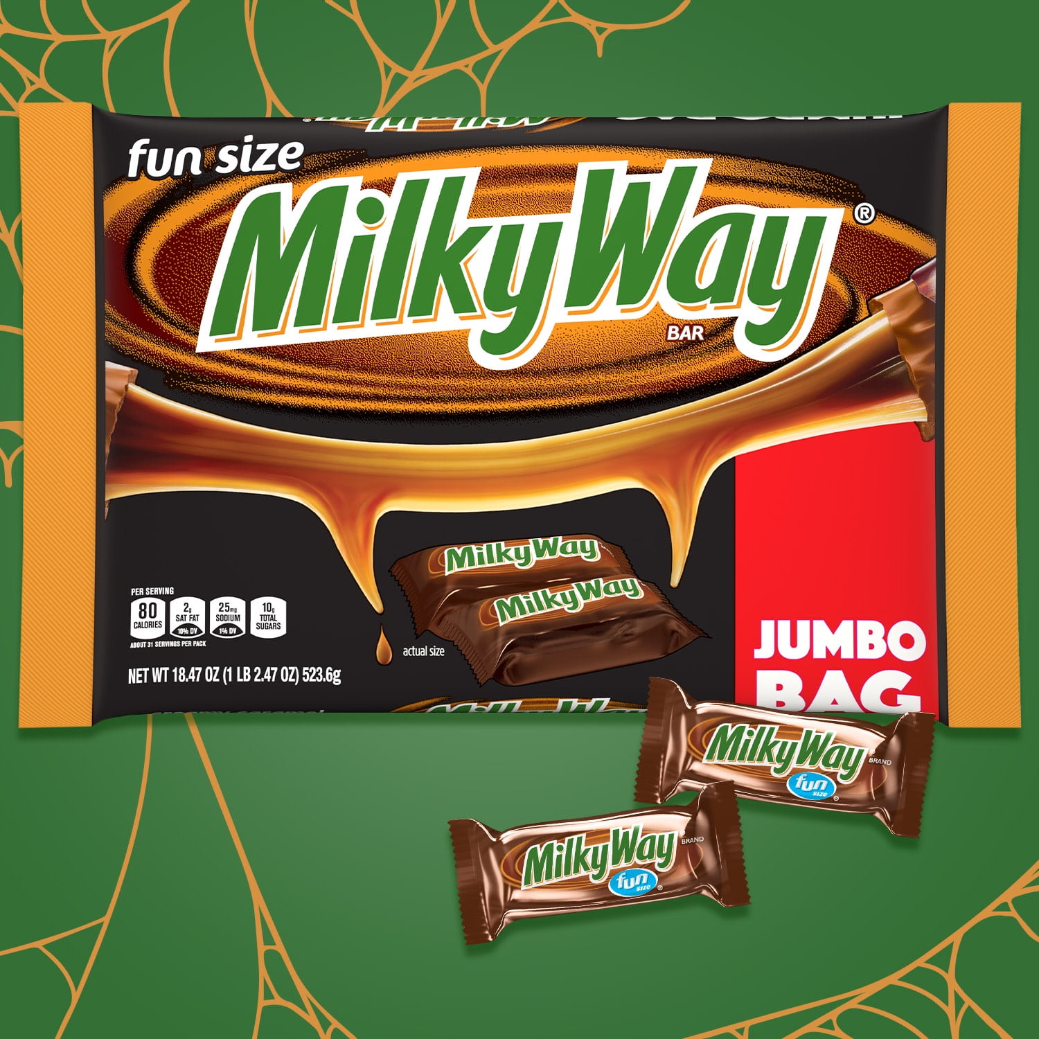 Milky Way Fun Size Candy Bar Case