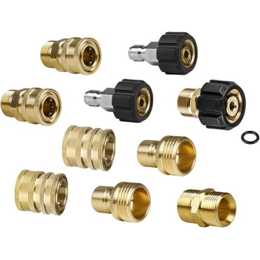 Pressure Washer Quick Connect Kit for M22 15mm Electric Power Washer, Covert M22 15mm to 14mm
