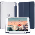 thumbnail image 1 of Compatible for iPad Pro 12.9 Case(2021) iPad Case with Pencil Holder, Soft TPU Translucent Frosted Back Auto Wake/Sleep Smart Cover Cases (Navy), 1 of 9