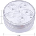 thumbnail image 5 of 1pcs Submersible LED Lights,Led Pool Lights,Pool Lights,With Remote Control Color Changing Lights Used for Swimming Pool,Aquarium,Bathtub,Pond,Vase Base,8*8*3.5cm, 5 of 5