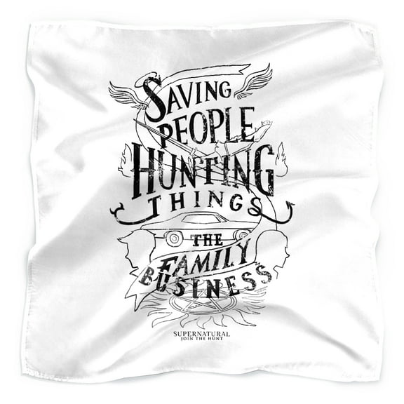 Supernatural Family Business Bandana (21 in x 21 in)