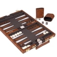 thumbnail image 1 of Set de backgammon Crazy Games Classic de 28 cm con funda de piel, 1 of 3