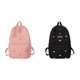 thumbnail image 1 of Bolsas Lona Con Lazo para Libros Mochila Diaria Mujeres Y Niñas La Escuela () Rosa, 1 of 8