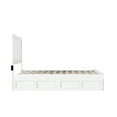 thumbnail image 6 of AFI NoHo Full Wood Platform Bed with Headboard Footboard & 2 Storage Drawers, White, 6 of 7