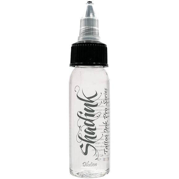 Shadink Dilution Solution for Tattoo Ink Professional Signature Grey Wash Yan Solo Series Tattooing Inks for Black & Gray Style 1oz