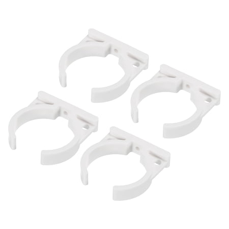 Uxcell Water Filter Clip 46x57mm Double Water Purifier Filter Clip Clamp White 4 Pack