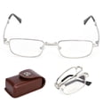 thumbnail image 2 of Gafas de lectura plegables Alivio de la fatiga visual Gafas para presbicia de alta definición con bolsa (+300), 2 of 5